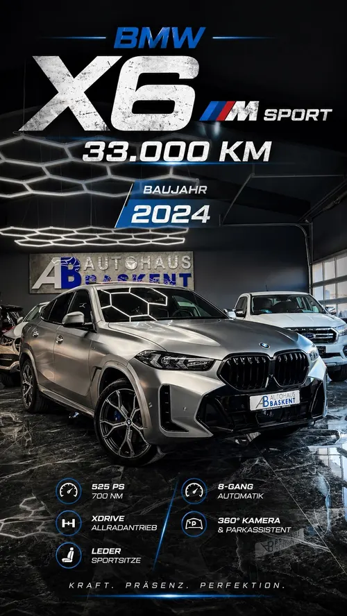 BMW X6 M Sport im Showroom